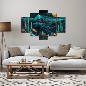 Tablou - Noapte turcoaz (150x105 cm)