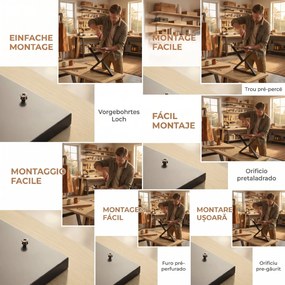 HOMCOM picioare fier suport | Aosom Romania