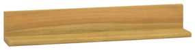 338259 vidaXL Rafturi de perete, 2 buc., 60x10x10 cm, lemn masiv de tec