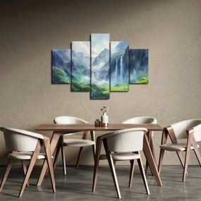 Tablou - Valea cascadelor (150x105 cm)