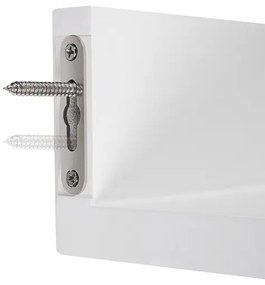 Set de 3 polițe de perete SHELFY, albe