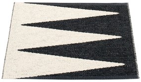 Covor pentru exterior și interior alb-negru 70x60 cm Vivi Black – Pappelina