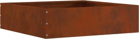 vidaXL Margine pentru gazon Ruginit 50 x 50 x 13 cm
