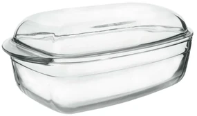 Vas de copt din sticlă cu capacdreptunghiular Orion, 32,5 x 20 x 13 cm
