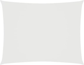 vidaXL Pânză parasolar, alb, 3x5 m, țesătură oxford, dreptunghiular