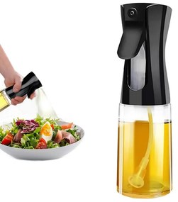 Pulverizator pentru ulei și oțet, 200 ml, negru