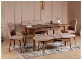 Scaun sufragerie Vlasta 1 (Nuc + piatră) . 1093077