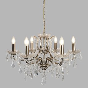 Candelabru stil clasic cu 6 brate Paris alama antic 8736-6AB SRT
