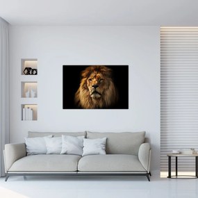 Tablou - Leu cu o coamă bogată (90x60 cm)