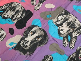 Lenjerie de pat din bumbac ARTEMIS roz-mov Dimensiune lenjerie de pat: 70 x 90 cm | 140 x 200 cm