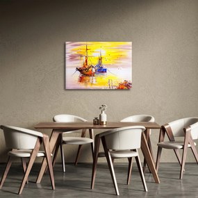 Tablou - Pictură barcă (70x50 cm)