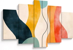 Tablou - Ilustrație colorată minimalistă II. (150x105 cm)