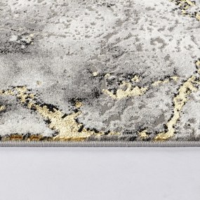 Covor Modern Living , Dormitor Dreptunghiular Marmara T160A Gri Gold (Alege dimensiunea: 80 x 150)
