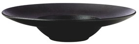 Farfurie neagră adâncă din ceramică ø 28 cm Caviar – Maxwell &amp; Williams