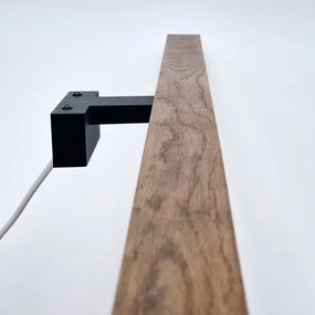 Aplică LED pentru oglindă Brilagi WOODY MIRROR LED/15W/230V IP44 stejar/negru