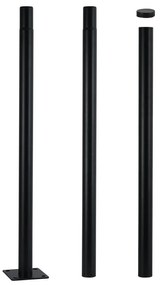 Brilagi - Bară metalică pentru stâlp iluminat exterior URBAN 3 m negru