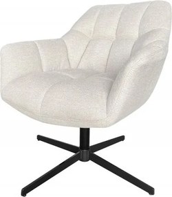 Fotoliu pivotant cu inaltime reglabila Papillon, stofa sampanie bej