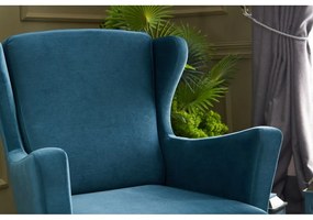 Fotoliu wing albastru Lola Brejer – Artie