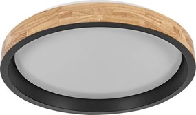 Osram -LED Plafonieră LED dimabilă MARIANO LED/36W/230V Ø 51 cm stejar/negru