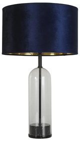 Veioza/Lampa de masa design decorativ Oxford negru, navy