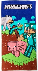 Carbotex Prosop pentru copii MinecraftDescoperă-ți lumea, 70 x 140 cm