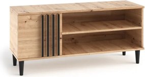 Comodă TV LIVIA 08 – 120x40x54 cm – Stejar Artisan