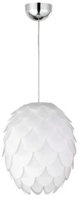 Pendul Choke, d=30 cm, h=36 cm, 40 w, alb, 1xe27