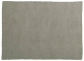 Pătură gri/bej din amestesc de lână 140x200 cm Ylva Dark Linen – Pappelina