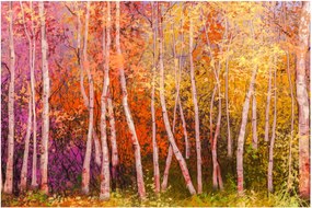 Tablou - Pădurea colorată (90x60 cm)