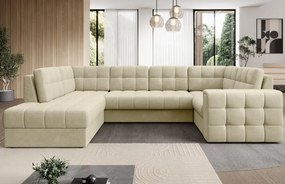 Coltar extensibil cu spatiu oentru depozitare, 299x198x82 cm, Blewett L, Eltap (Culoare: Cafeniu / Monolith 09)