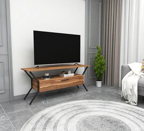 Masă TV/Dulap Tarzan (Nuc + Negru). 1072864