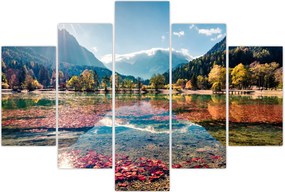 Tablou - Lacul Jasna, Gozd Martuljek, Alpii Iulieni, Slovenia (150x105 cm)