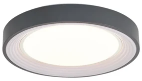 Plafonieră modernă gri cu alb 38cm incl. LED Dimmable RGB - Kanton