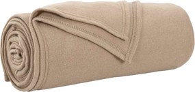 vidaXL Pături de aruncat 24 pcs Culoare Cămilă 170 x 130 cm Molton