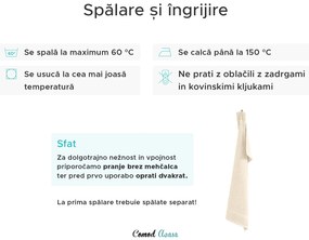 Prosop CLARYSSE ELEGANCE 70x140 cm crem, 100% bumbac