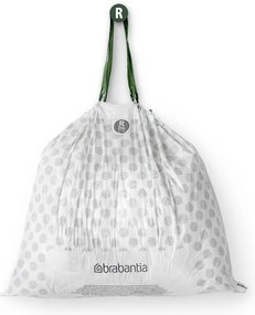 Saci de gunoi Brabantia PerfectFit Bo 1005588, Dimensiune R, 36 L, 20 buc, Alb