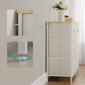 Comoda E1033 WT, 80 cm, L