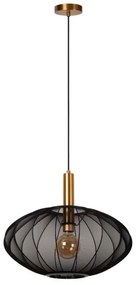 Lustră pe cablu Lucide 03447/52/30 CORINA 1xE27/40W/230V d. 50 cm negru