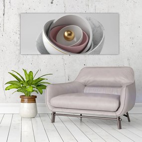 Tablou - Perlă de aur (120x50 cm)