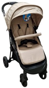 Carucior nou nascuti 2 in 1 BABY CARE™ PRO YK78, Pozitie somn, Spatar reglabil in 7 trepte, Frana picior, Pliabil, Maron Gold