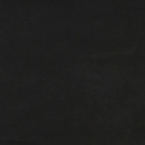 Cadru de pat, negru, 100 x 200 cm, catifea Negru, 25 cm, 100 x 200 cm