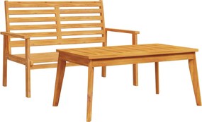 vidaXL Set de grădină, lemn masiv de acacia