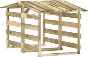 vidaXL Pergole cu acoperiș, 2 buc., 100x90x100 cm, lemn de pin tratat