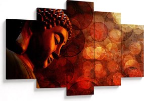 Tablou - Buddha în nuanțe roșii (150x105 cm)
