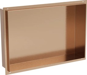 Mexen X-Wall-NR raft încastrat fără margine 45 x 30 cm, cupru periat - 19C1453010