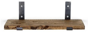 Raft decorativ de perete Dupone 10 (Nuc + negru) . 1093661