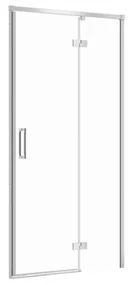 Usa sticla dus batanta 100x195 cm profil crom Cersanit Larga, montare dreapta 1000x1950 mm, Dreapta, Crom lucios
