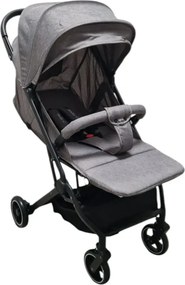 Carucior sport ultracompact pentru copii BABY CARE 311 Transformabil in troller, Spatar reglabil in 3 trepte, Pozitie somn, Gri