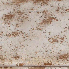 Scaun de exterior, alb, din metal, cu aspect vintage, Abeille