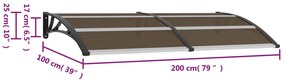 Copertina de usa, negru, 200 x 100 cm, PC Negru, 200 x 100 cm